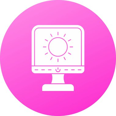 bilgisayar simgesi vektör illüstrasyonu