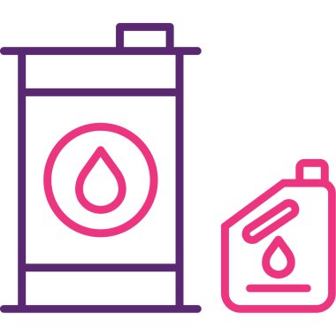 Yağ. Web simgesi basit illüstrasyon