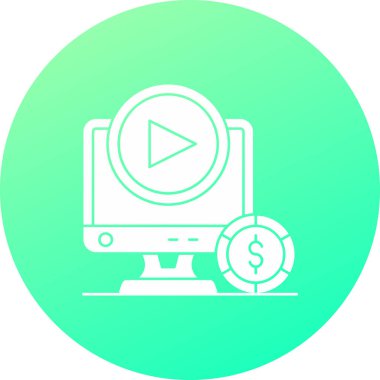 çevrimiçi vektör renk çizgisi simgesi