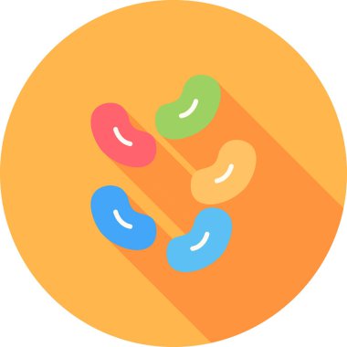 - Şeker. Web simgesi basit illüstrasyon