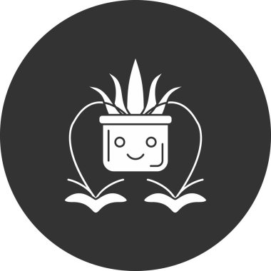 Kaktüs Simgesi, vektör illüstrasyonu