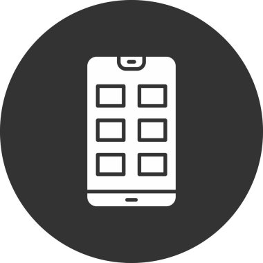 Vektör Mobil simge illüstrasyonu