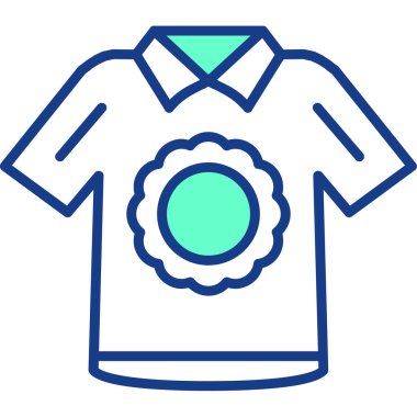 Gömlek. Web simgesi basit illüstrasyon