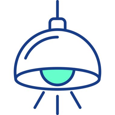 UFO simgesi. Web için UFO vektör simgelerinin özet çizimi