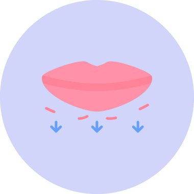 Kalp simgesi, vektör illüstrasyonu basit tasarım