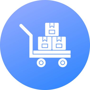 Kamyon. Web simgesi basit illüstrasyon