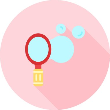 Büyüteç. düz tasarım biçimi.