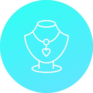 Benzersiz aşk vektör çizgisi simgesi