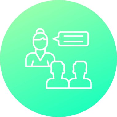 İş ve modern simgenin vektör illüstrasyonu