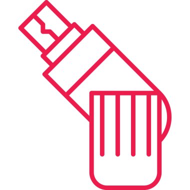 Beyaz arka planda test tüpleri, illüstrasyon, vektör.