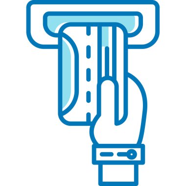 duş tap ikonu vektör illüstrasyonu