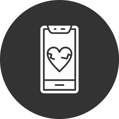 cep telefonu ikonu vektör illüstrasyonu