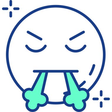 emoji. Web simgesi basit illüstrasyon