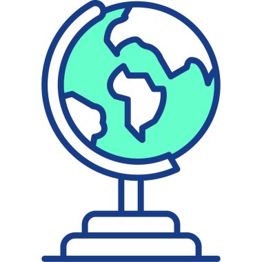 özet biçiminde küresel küresel dünya simgesi