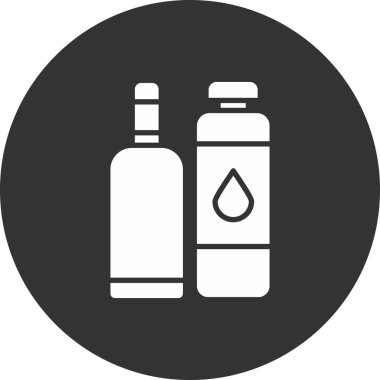 şişe vektör resimleme simgesi