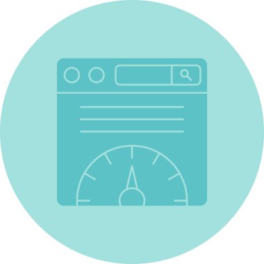 Seo simgesinin vektör illüstrasyonu