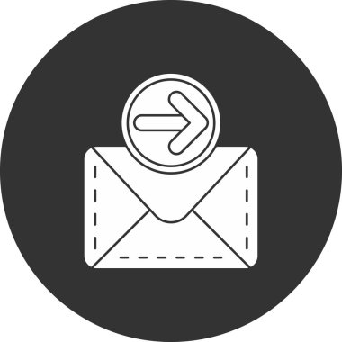 e-posta simgesi ana hat biçiminde