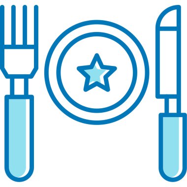 yiyecek ve içecek vektör simgesi