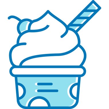 dondurma vektör simgesi