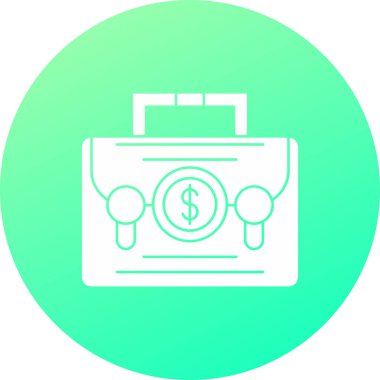 m-cüzdan simge vektör çizim