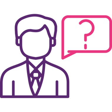 soru işaretli konuşma balonu