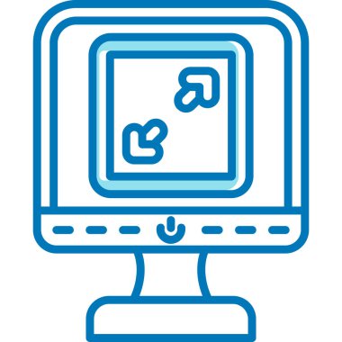 Bilgisayar simgesi. Basit tasarım