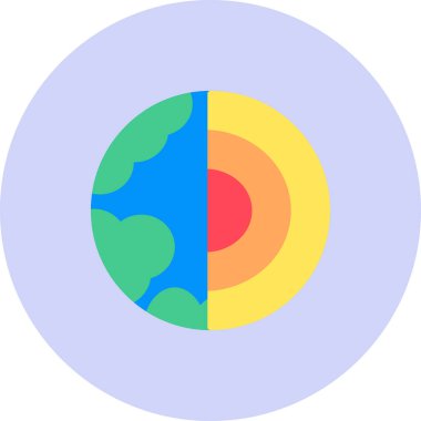 Bir simgenin vektör illüstrasyonu