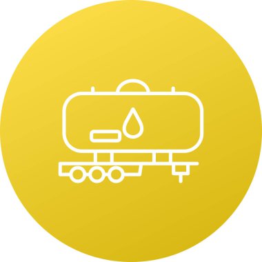 Petrol varili simgesinin vektör çizimi