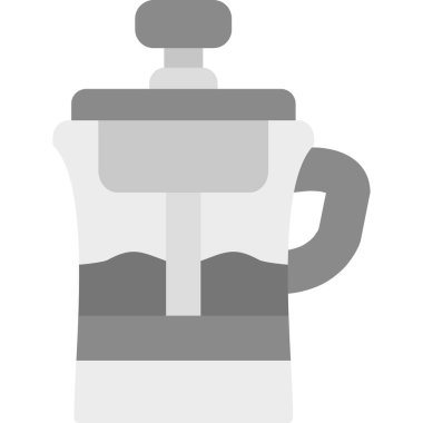 kahve fincanı simgesi, vektör illüstrasyonu