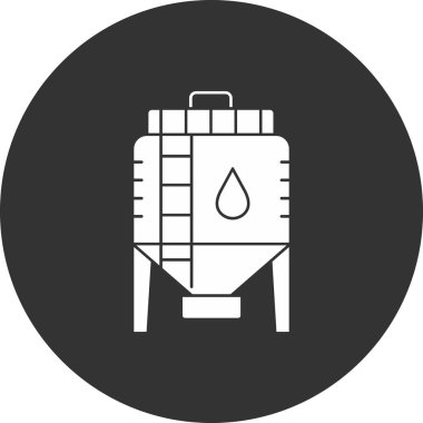 Su damla simgesi, basit tarzı