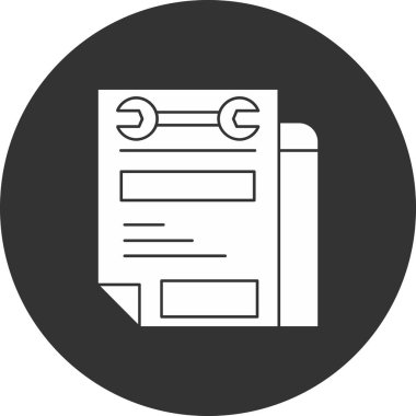 Vektör belgesi Simge illüstrasyonu