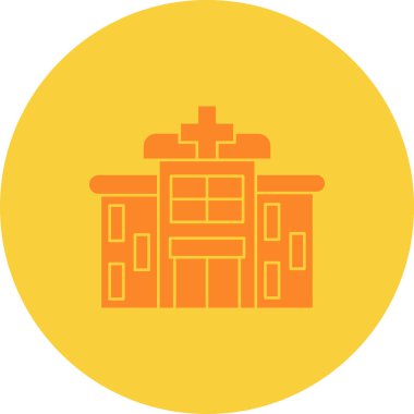 Kolayca değiştirebilen ya da düzenleyebilen kilise vektör simgesi oluşturma