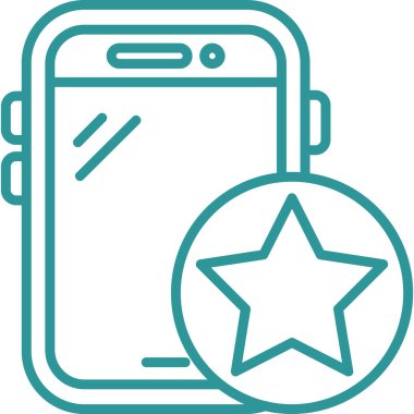 akıllı telefon simgesi vektör illüstrasyonu