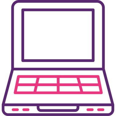 Bilgisayar. Web simgesi basit illüstrasyon