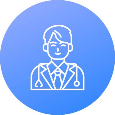 Avatar doktor simgesi - taslak biçimi