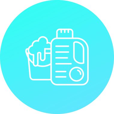 Gaz simgesinin vektör illüstrasyonu