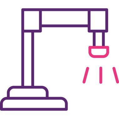 Lamba. Web simgesi basit illüstrasyon