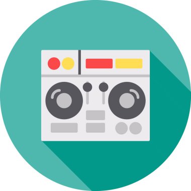 Modern simgenin vektör illüstrasyonunda simge eksikliği. müzik.