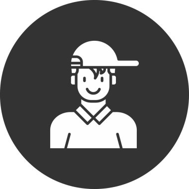 Çocuk Avatar vektör simgesi