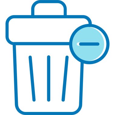 Çöp. Web simgesi basit tasarım