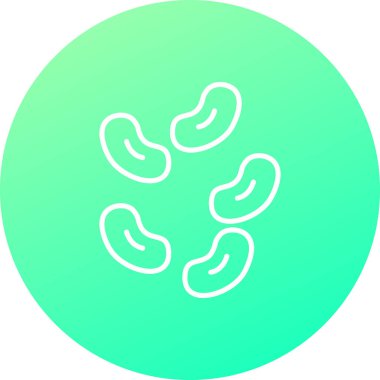 Vektör yiyecek ve sağlık simgesi