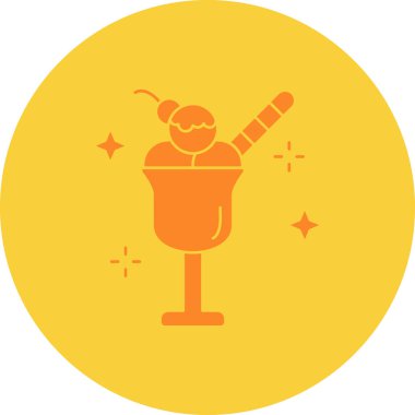 Kokteyl. Web simgesi basit tasarım