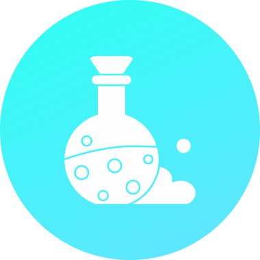 Benzersiz matara vektör simgesi