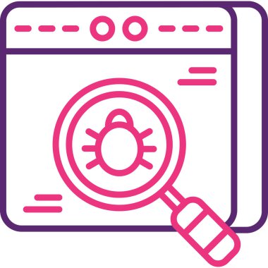 İnternet tarayıcısı. Basit illüstrasyon