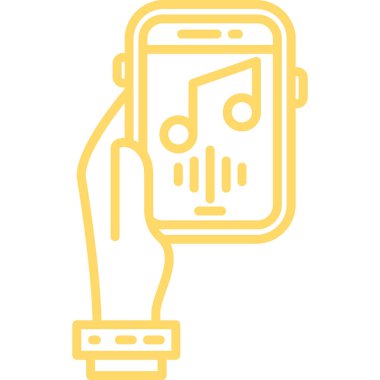 akıllı telefon simgesi vektör çizimi