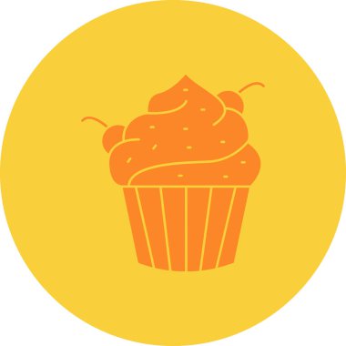 Tatlım. Web simgesi basit illüstrasyon