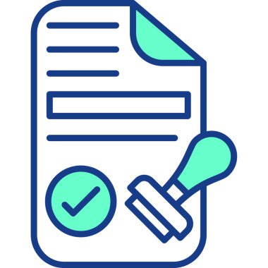 Kontrol listesi simgesi, basit tasarım