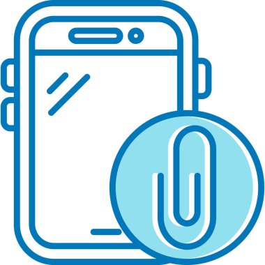 Akıllı telefon. Web simgesi basit illüstrasyon