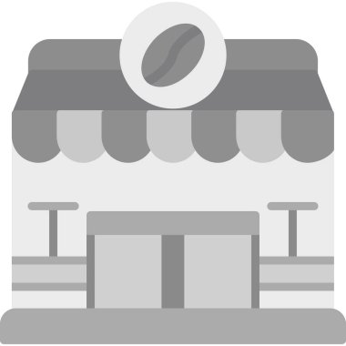 Bina pazarı simgesi düz stil