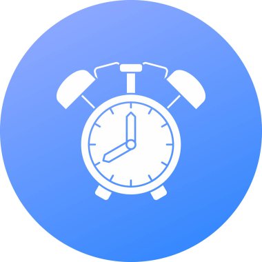 Saat simgesi vektör illüstrasyonu